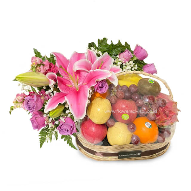 Hampers Buah dan Bunga - Wont Let Go - Get Well Soon