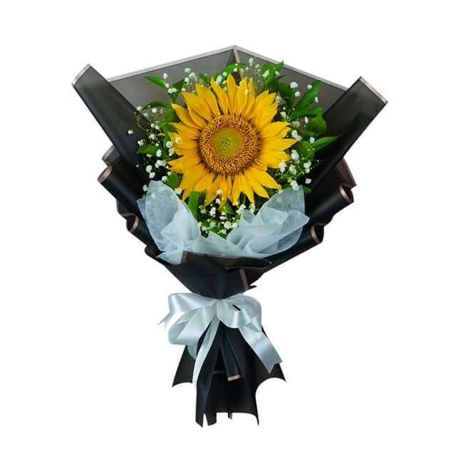 (Special Offer) My Sunflower - Single Sunflower Bouquet - Anniversary