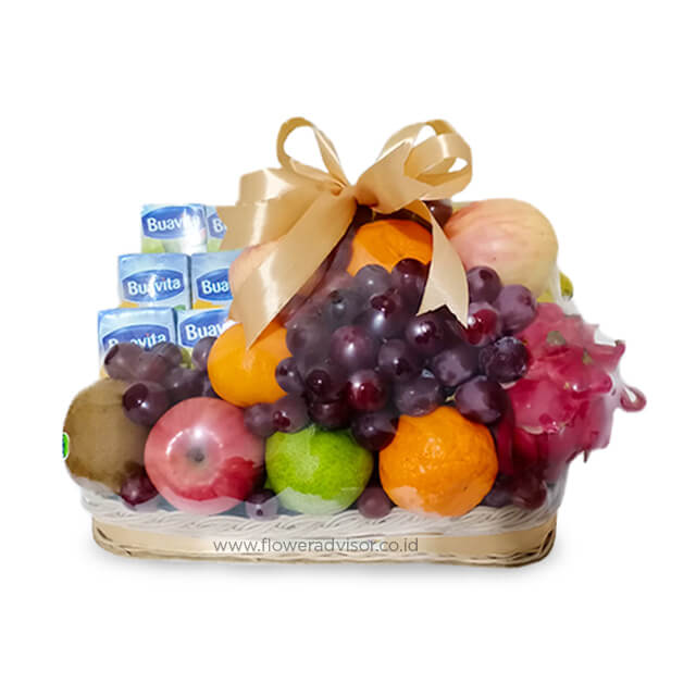 Hampers Fruit and Juice - Fruity Juice - Get Well Soon