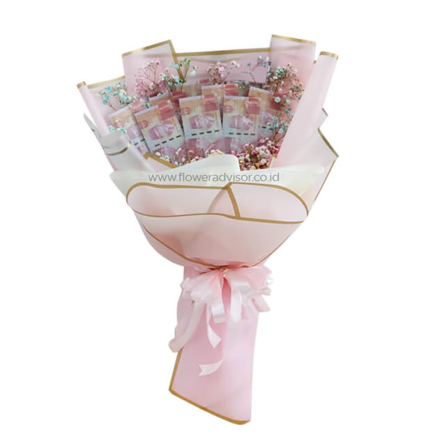 Money Bouquet (Max 10 Lembar Uang). - Anniversary