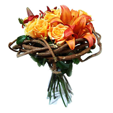 Orange Sunburst - Wedding