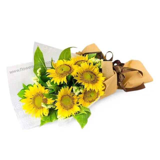 6 Sunflowers Bouquet - Fleur de  Sun - Birthday