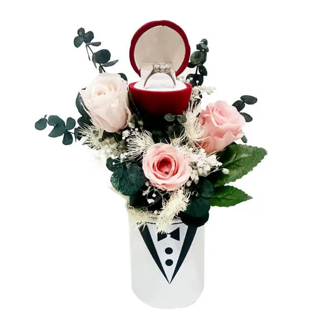 Marry Me Preserved Flowers Arrangement - Halloween