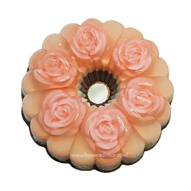 Pink Rose Pudding Cake 20