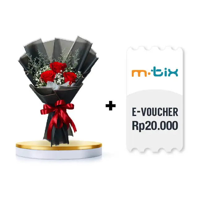 Wonder Red Ruby Rose with Digital Cinema XXI MTIX viewing voucher Rp 20.000