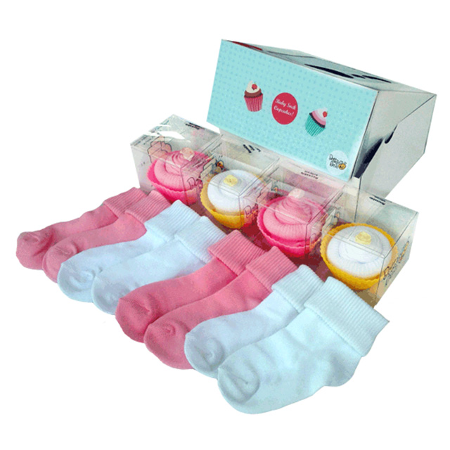 Cupcake Box Set - Pink - Baby Gifts